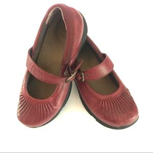DANSKO Red Leather Mary Janes Size 41